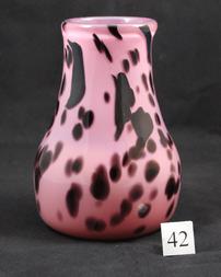 Vase #42 - Pink & Black 202//253